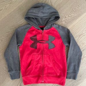 Under Armour boys size 6 zip up hoodie
